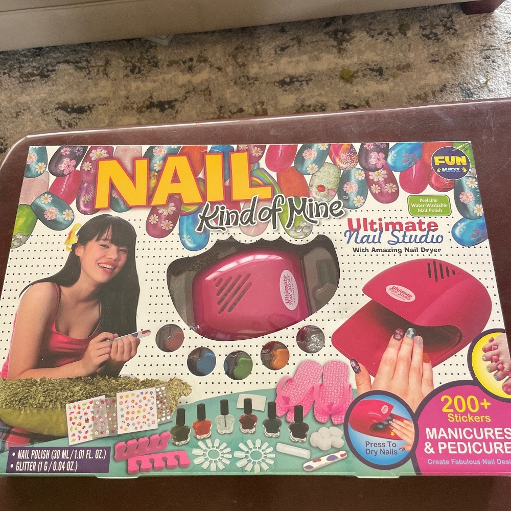 Nail Polish Set for Kids, Nail Glam Salon